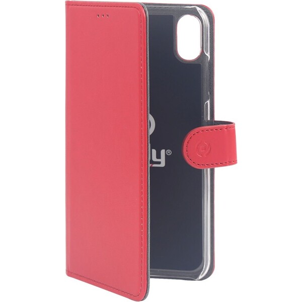 CELLY Wally flip pouzdro Apple iPhone XR červené