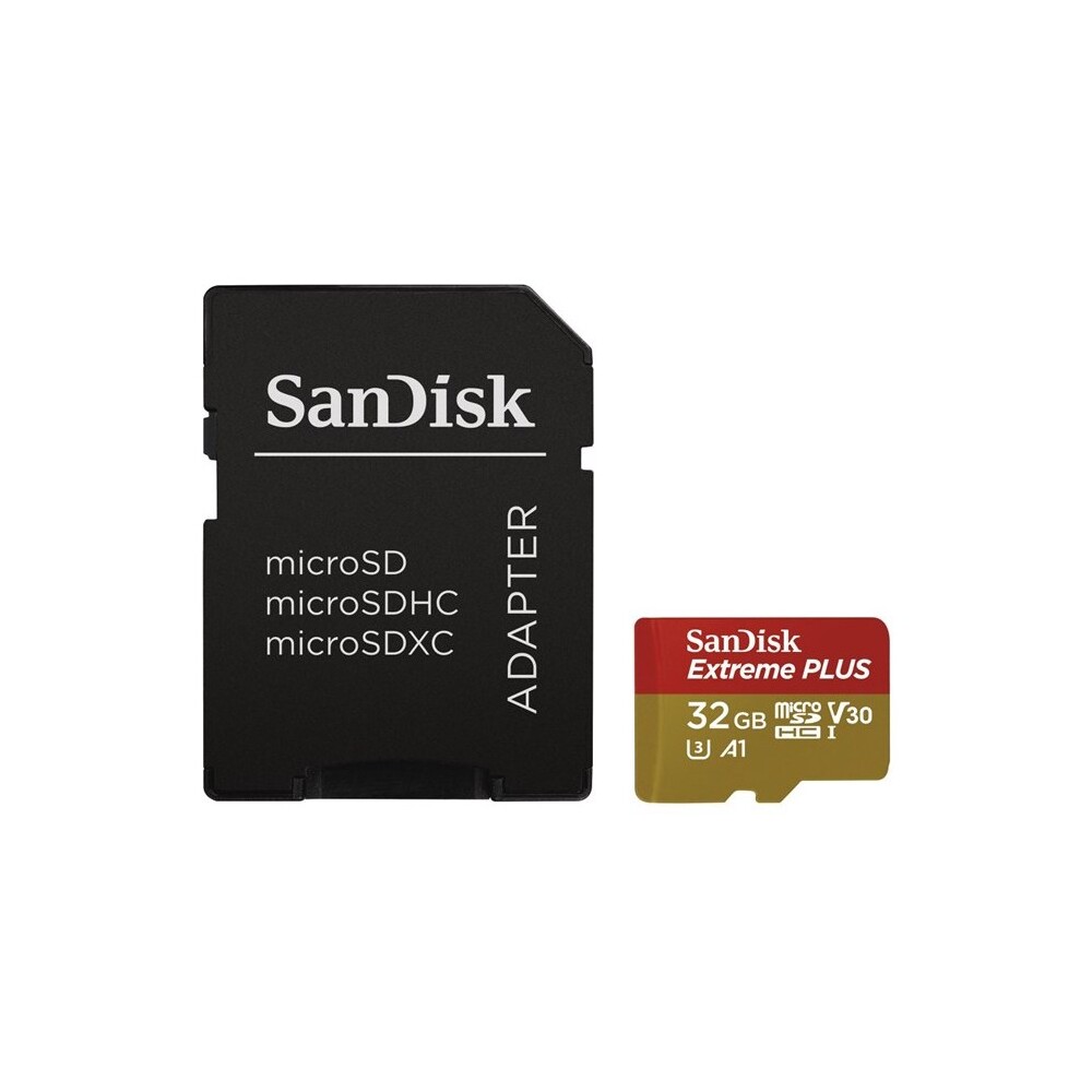 SanDisk Extreme Plus micro SDHC 32 GB A1 Class 10 UHS-I V30