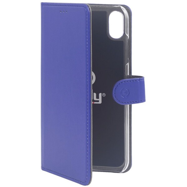 CELLY Wally flip pouzdro Apple iPhone XR modré