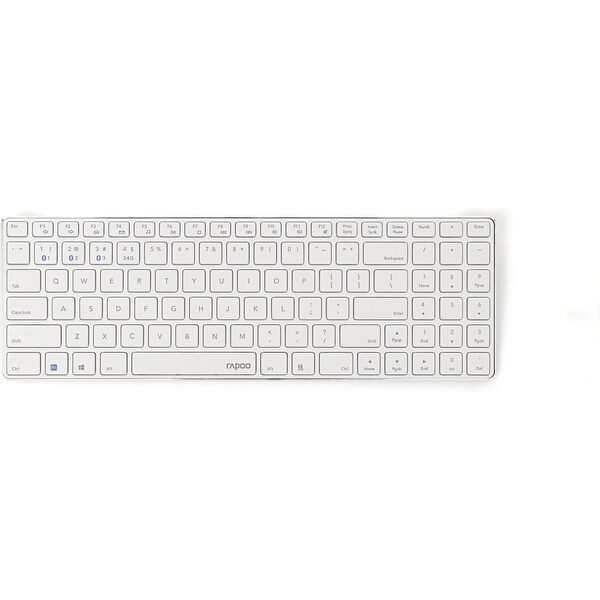 Rapoo E9100M bezdrátová klávesnice bílá