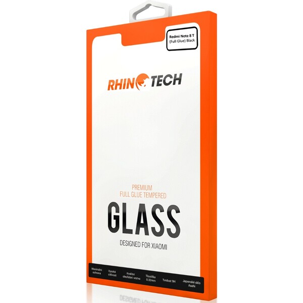 RhinoTech 2 Full Glue 2.5D tvrzené sklo Xiaomi Redmi Note 8T černé