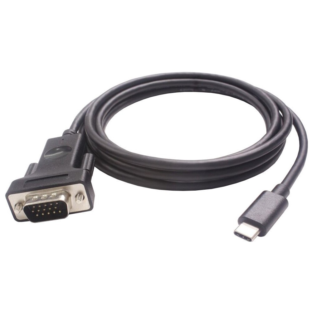 PremiumCord převodník USB-C 3.1 na VGA Full HD 1080p@60Hz 1,8m
