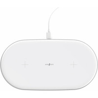 MiniBatt PowerAIR Qi bezdrátová nabíječka pro 2 zařízení bílá