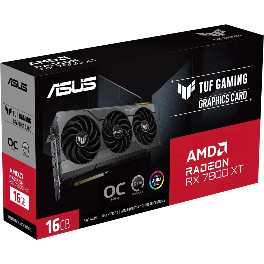 ASUS TUF Gaming AMD Radeon™ RX 7800 XT OC Edition 16GB GDDR6