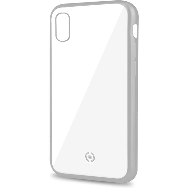 CELLY Laser pouzdro Apple iPhone XR stříbrné