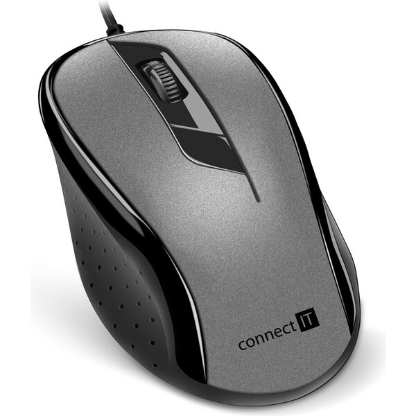 CONNECT IT Optická myš USB šedá