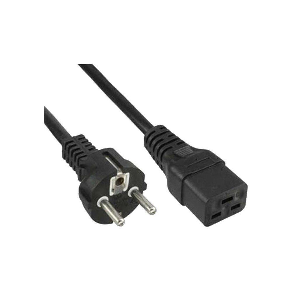 PremiumCord síťový kabel k počítači 230V 16A IEC 320 C19 konektor 3m