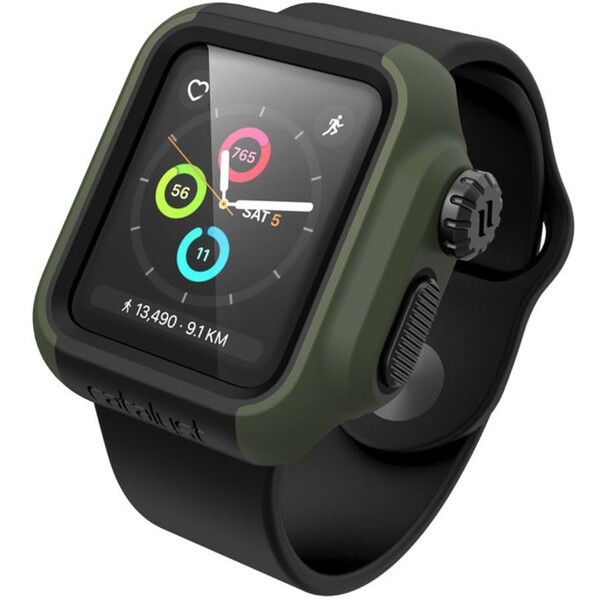 Catalyst Impact Protection C. pouzdro na Apple Watch 2/3 38mm zelené