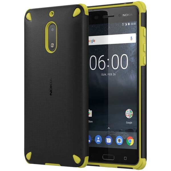 Nokia Rugged Impact CC-501 pouzdro Nokia 6 žluté