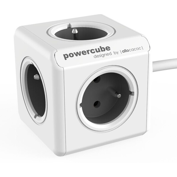 PowerCube Extended zásuvka šedá