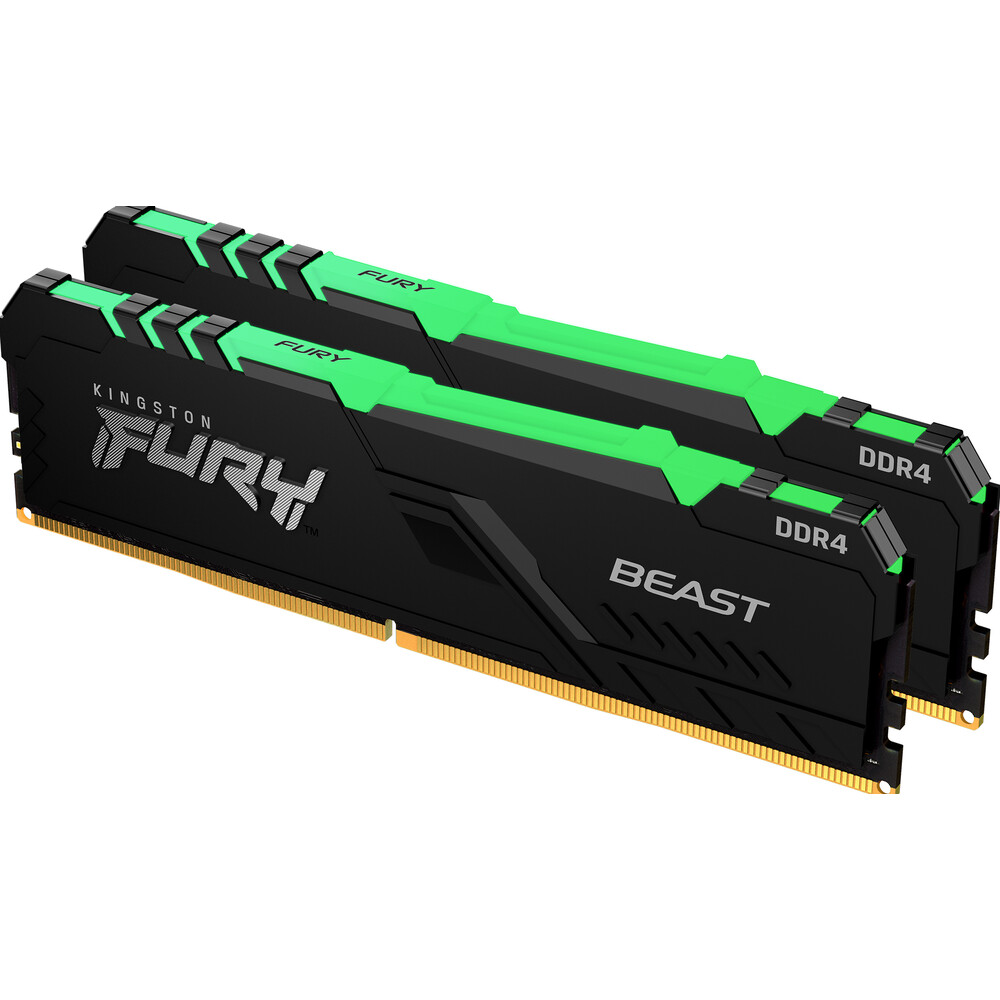 Kingston FURY Beast 64GB 3600MHz DDR4 CL18 DIMM (2x32GB) RGB