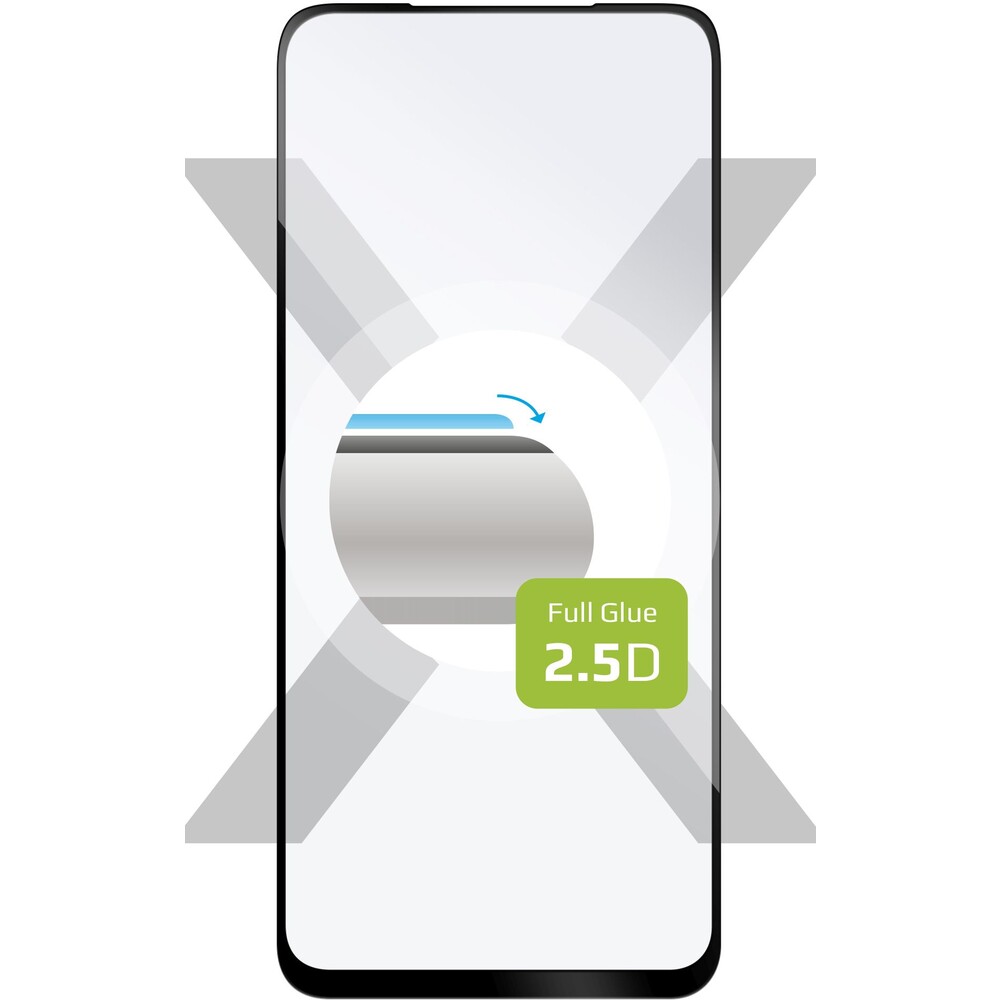 FIXED 2,5D Full-Cover tvrzené sklo 0,33mm Honor 10X Lite/Huawei P Smart 2021 černé