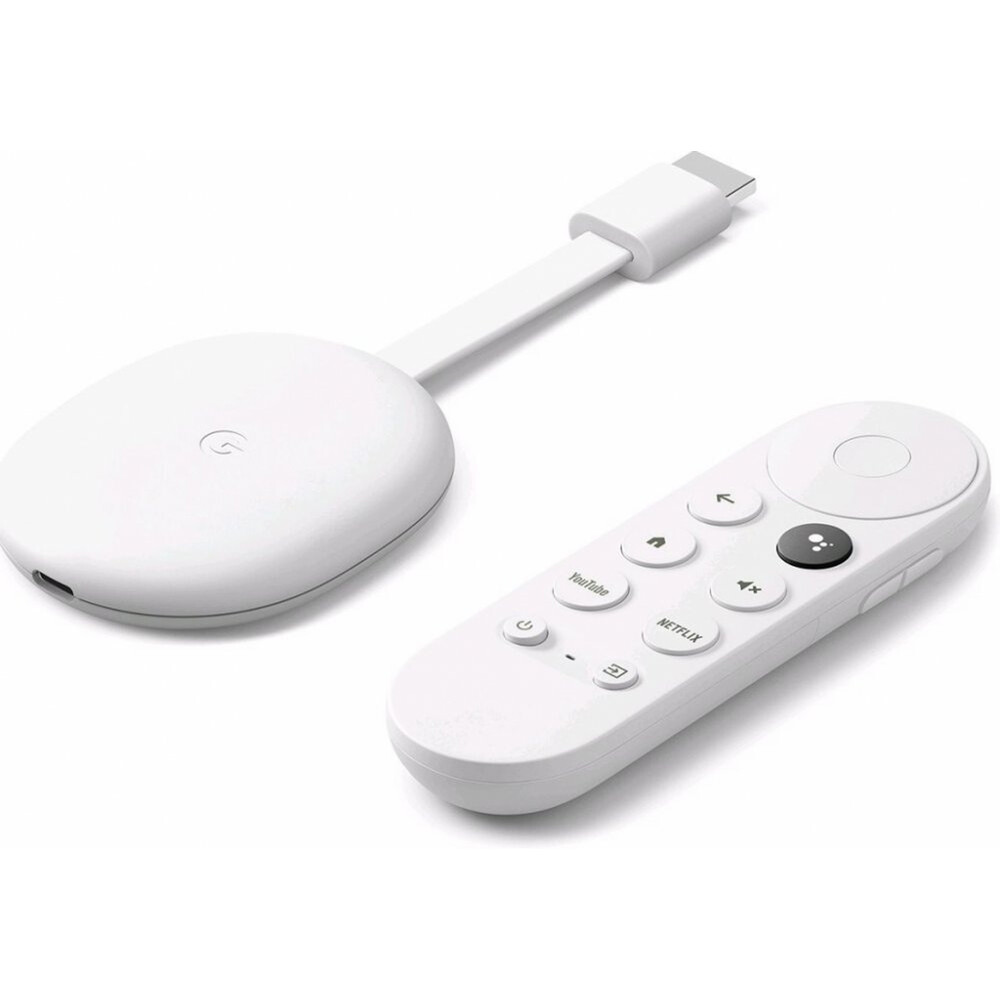 Google Chromecast 4 s Google TV bílý