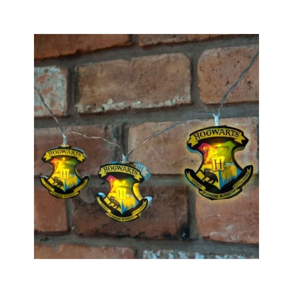 Groovy Harry Potter Luci Di Natale String Lights Hogwarts 2D – Decorazione Luminosa A Tema Per Camera Da Letto E Ufficio - 5