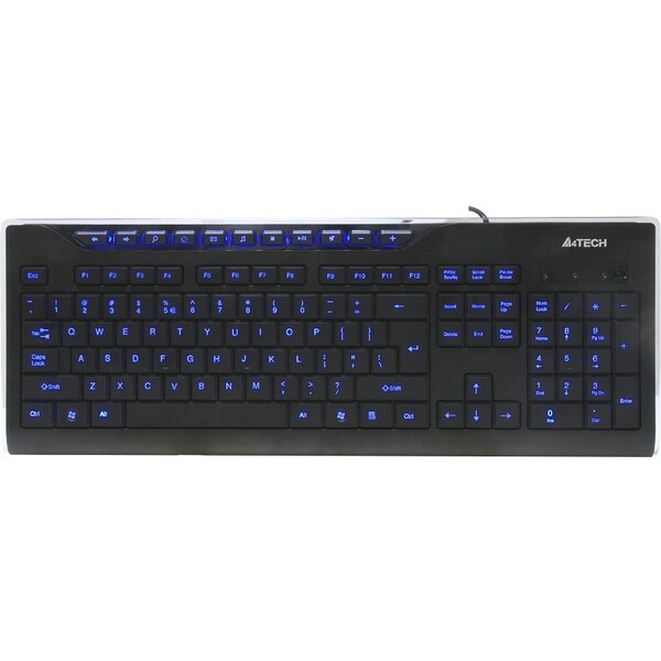 A4Tech KD-800L CZ podsvícená klávesnice černá
