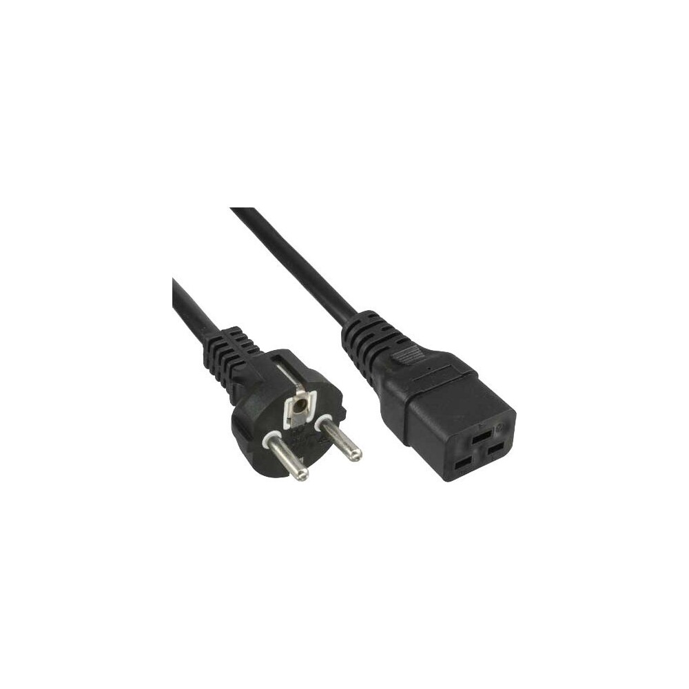 PremiumCord síťový kabel k počítači 230V 16A IEC 320 C19 konektor 1,5m