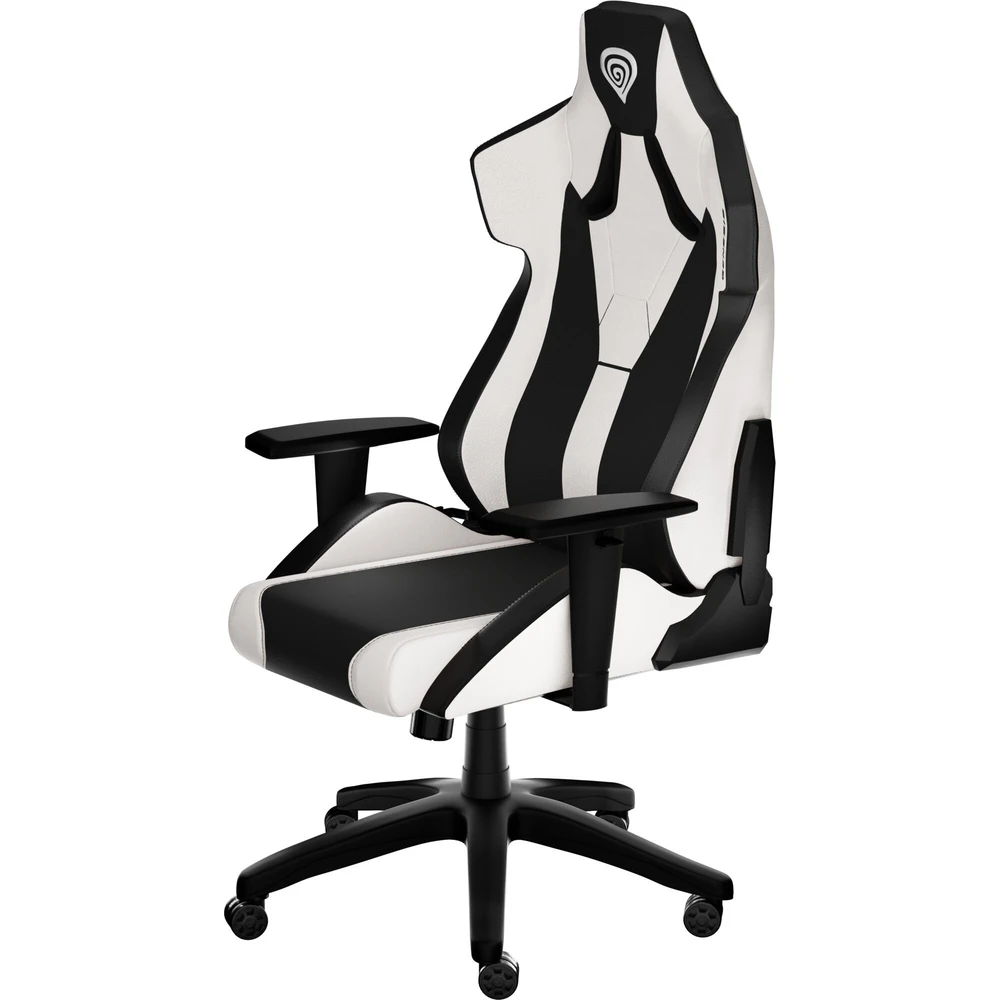 Genesis herní křeslo NITRO 650 bílo-černá tkanina
