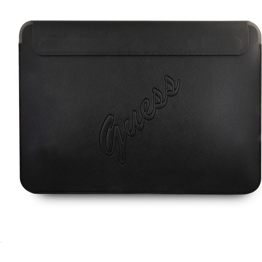 Guess PU Saffiano Sleeve pouzdro pro 13" Macbook/notebook černé