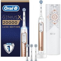 Oral-B Genius X 20000 Luxe Edition chytrý zubní kartáček růžově zlatý