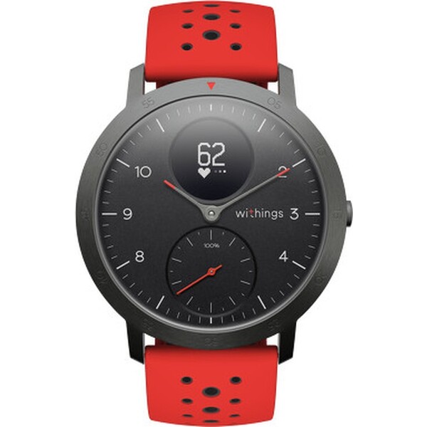Withings perforovaný silikonový řemínek (20mm) Steel HR Sport červený Withings