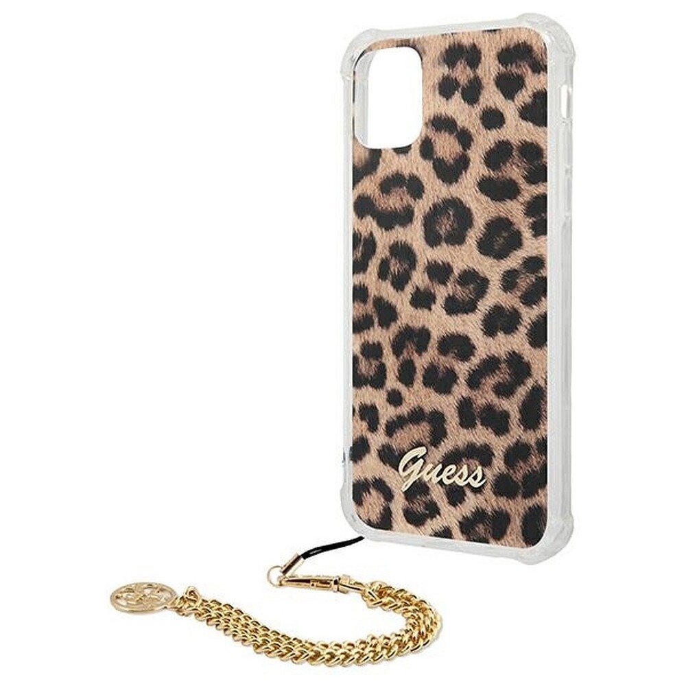 Guess Leopard Gold Chain Strap iPhone 12/12 Pro