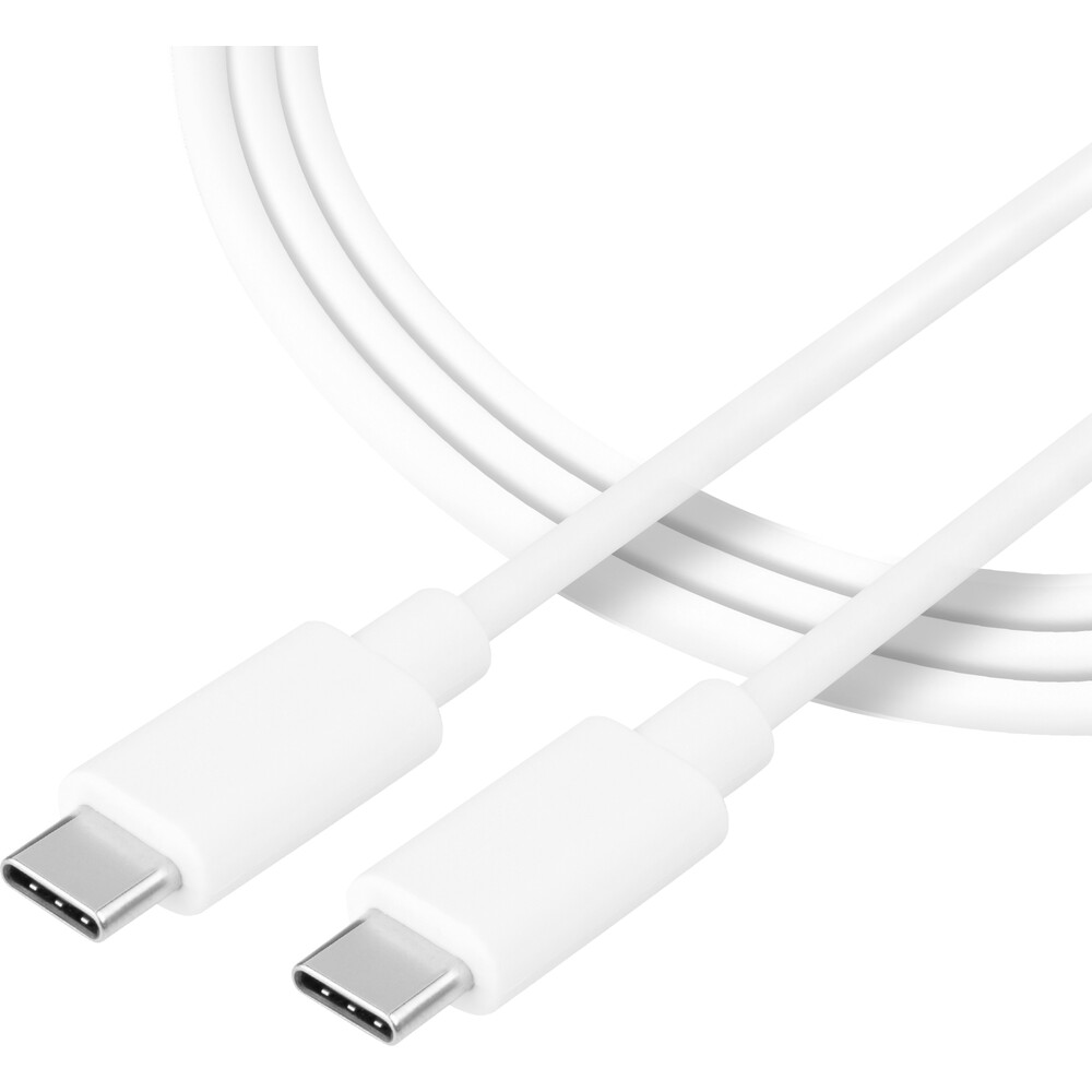 Tactical Smooth Thread Cable USB-C/USB-C 0,3m bílý