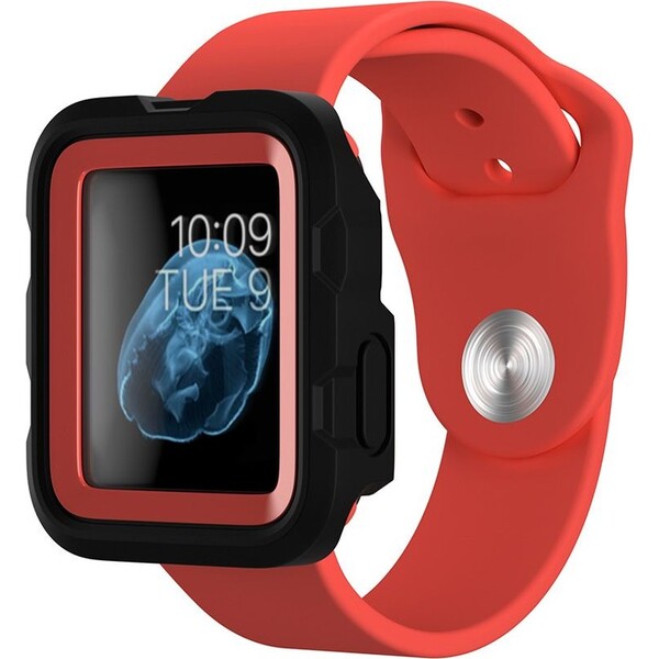 Griffin Survivor Tactical odolný kryt Apple Watch (38mm) červený