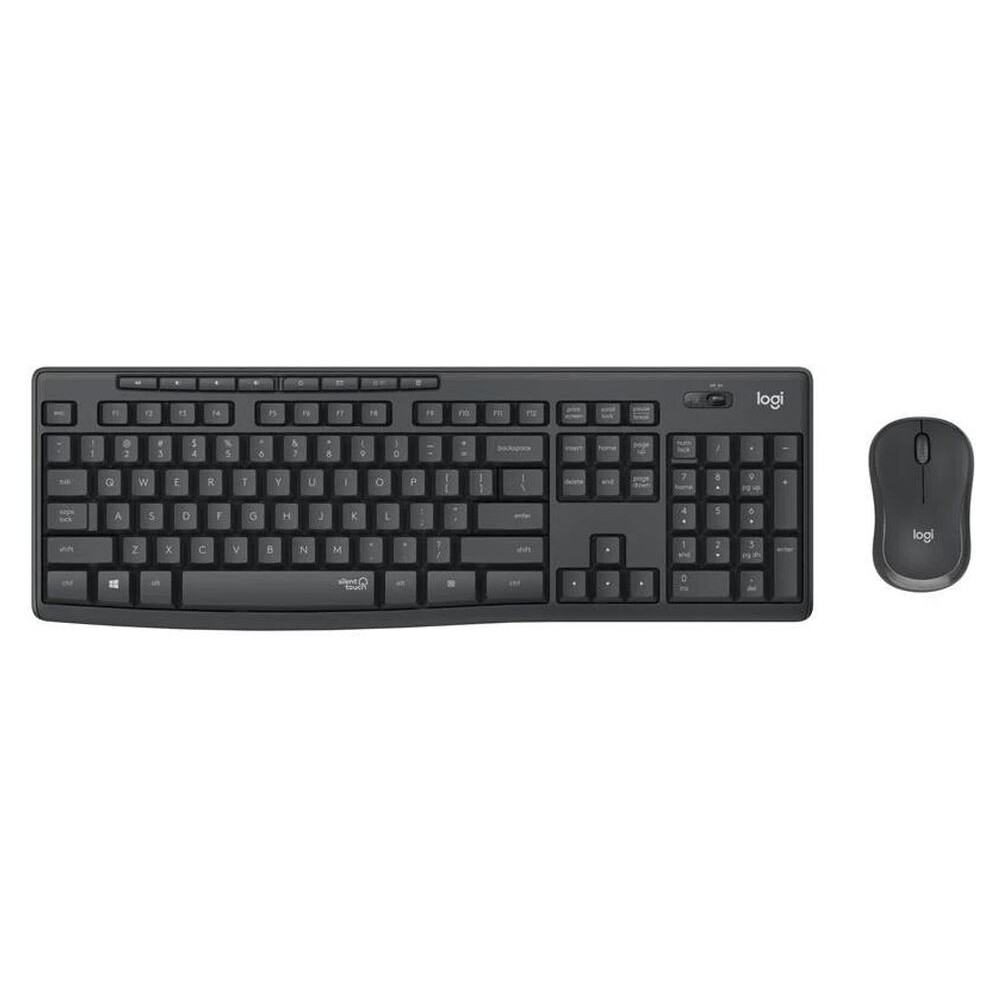 Logitech MK295 Silent Wireless Combo bezdrátová klávesnice CZ/SK + myš černá