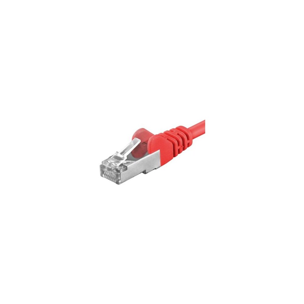 Premiumcord Patch kabel CAT 6a S-FTP RJ45-RJ45 AWG 26/7 7m červený